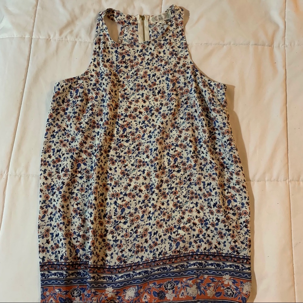 Floral Racerback Tank Top